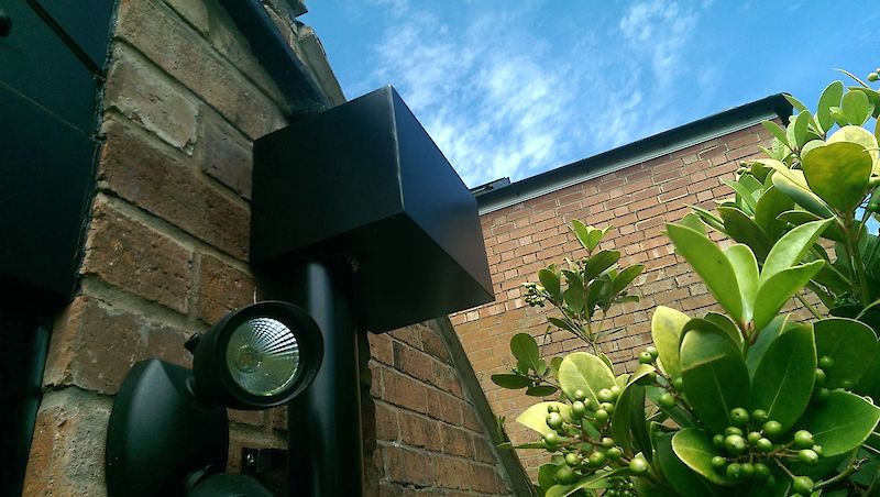 Aluminium Cladding of Steel Beams & Bespoke Rainwater Hoppers