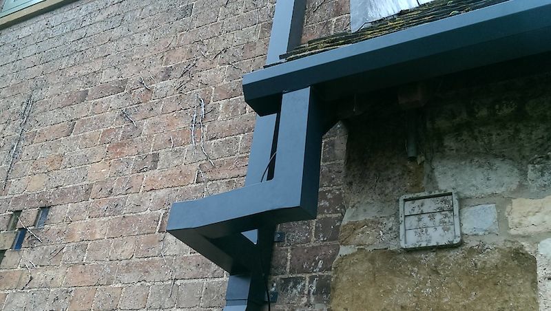 Rainwater System with Colour Match of Other Products